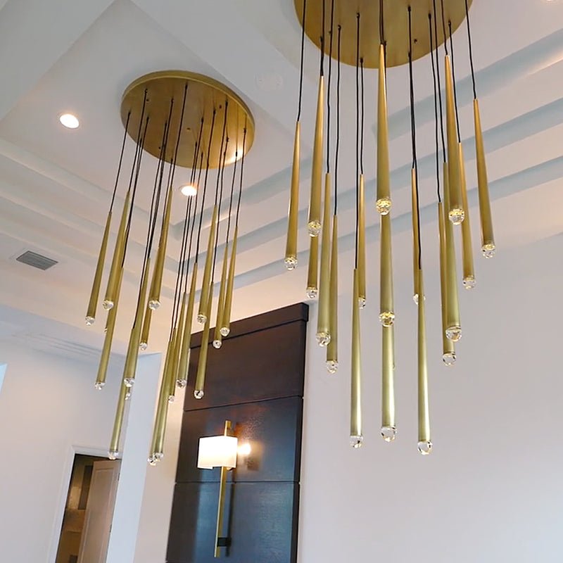 Aquitains Modern Round Chandelier - Lightings Menu
