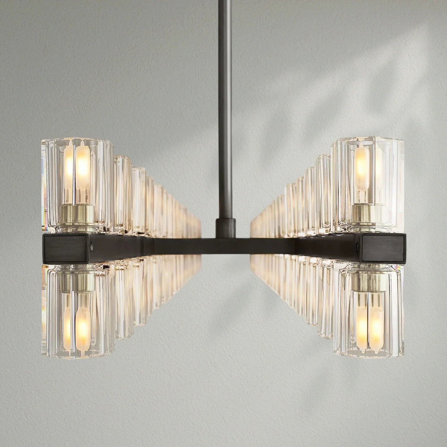 Arcachom Crystal Rectangular Chandelier - Lightings Menu