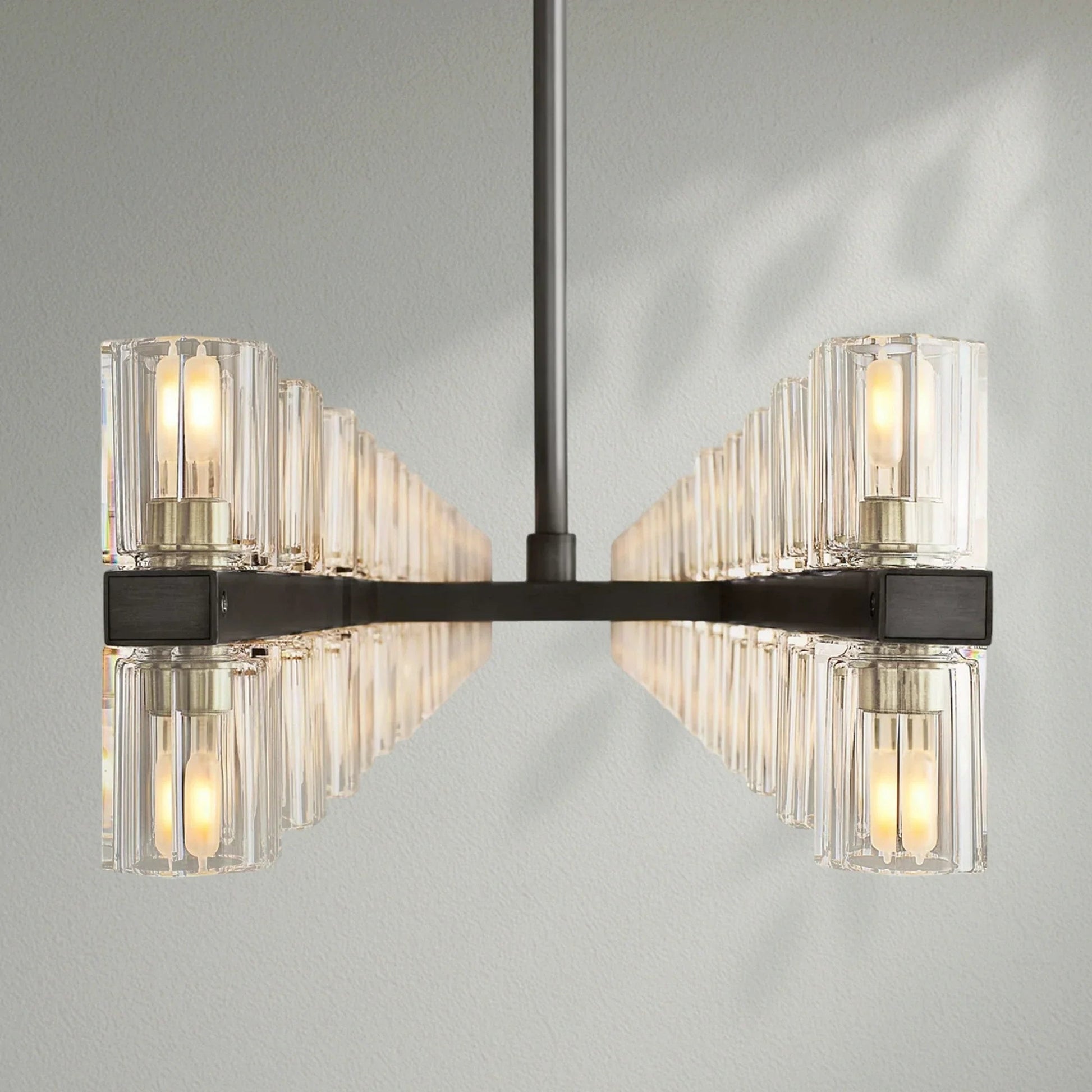 Arcachom Crystal Rectangular Chandelier - Lightings Menu