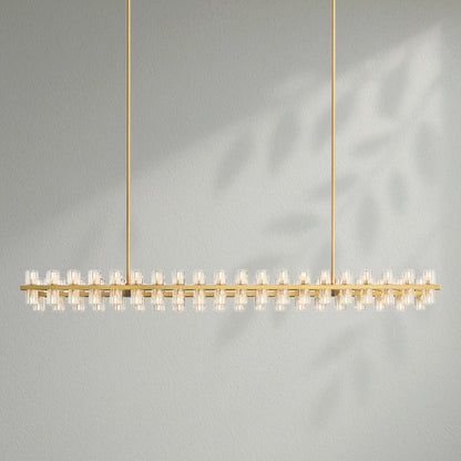 Arcachom Crystal Rectangular Chandelier - Lightings Menu