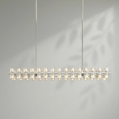 Arcachom Crystal Rectangular Chandelier - Lightings Menu