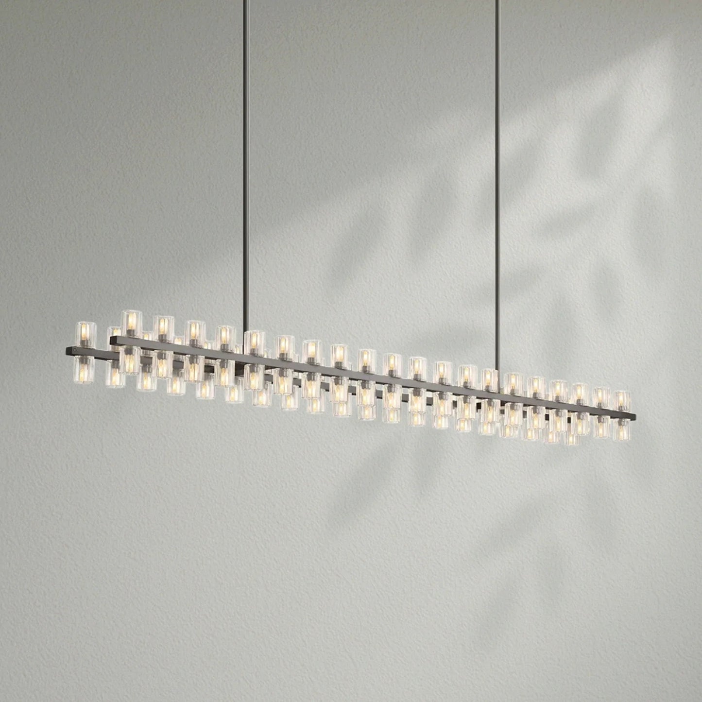 Arcachom Crystal Rectangular Chandelier - Lightings Menu