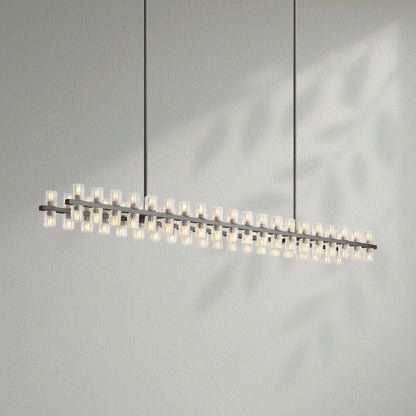 Arcachom Crystal Rectangular Chandelier - Lightings Menu