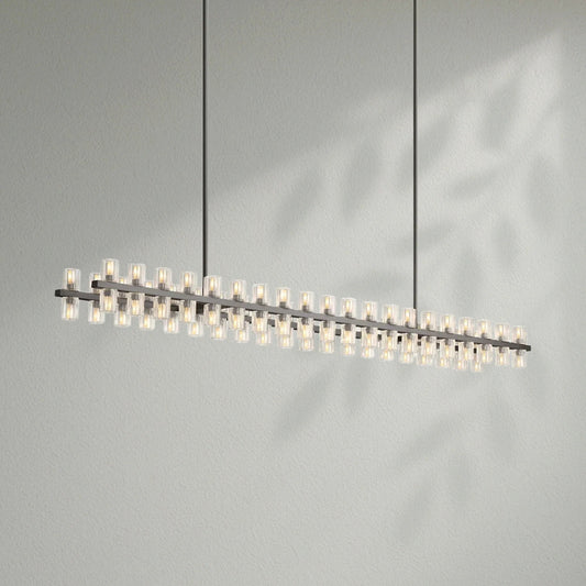 Arcachom Crystal Rectangular Chandelier - Lightings Menu