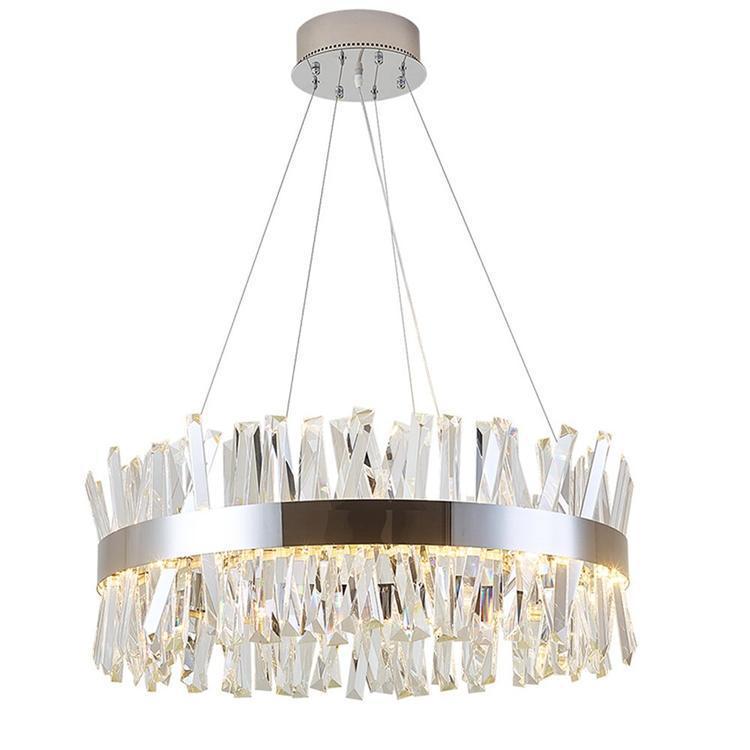 Arsen Crystal Round Chandelier - Lightings Menu