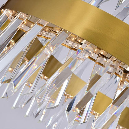 Arsen Crystal Round Chandelier - Lightings Menu