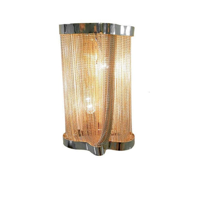 Ashley Aluminum Chain Tassel Wall Sconce - Lightings Menu