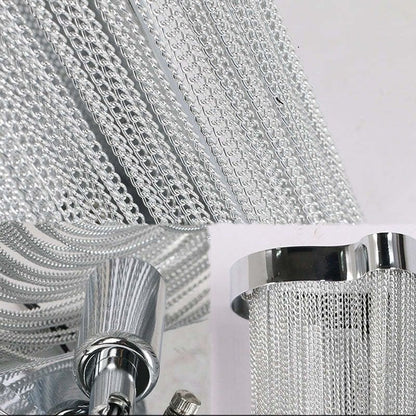 Ashley Aluminum Chain Tassel Wall Sconce - Lightings Menu
