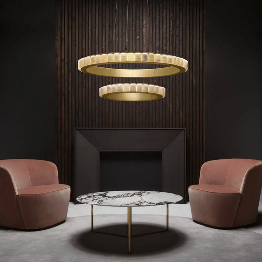 Avalon Halo Modern Chandelier - Lightings Menu