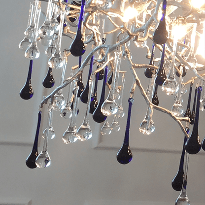 Avis Crystal Rain Branch Chandelier - Lightings Menu