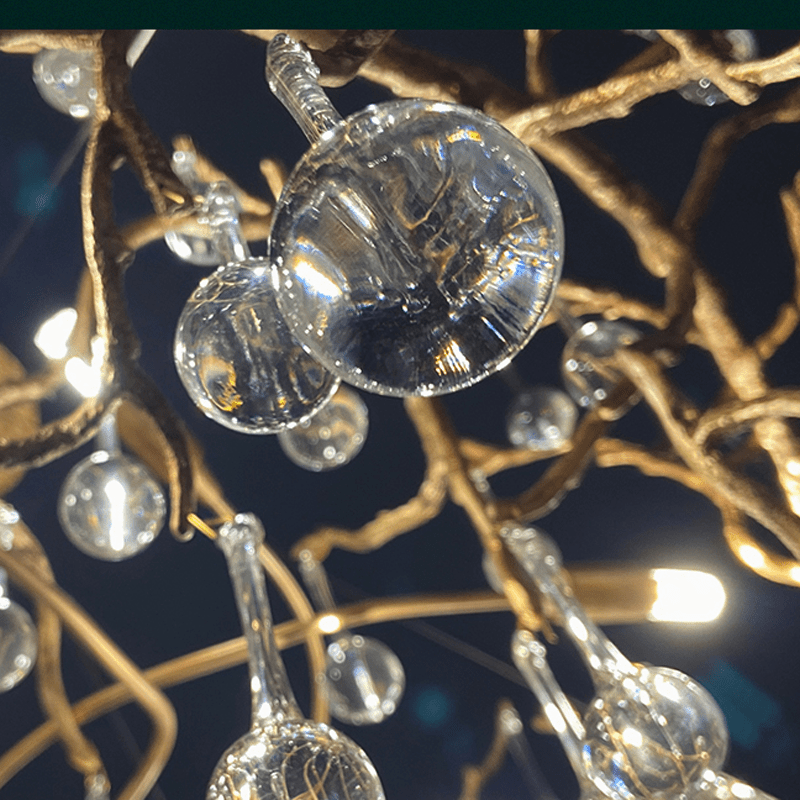 Avis Crystal Rain Branch Chandelier - Lightings Menu