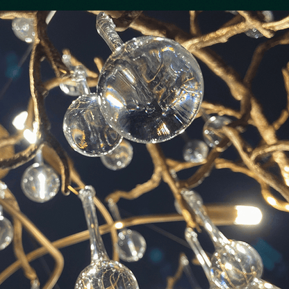 Avis Crystal Rain Branch Chandelier - Lightings Menu