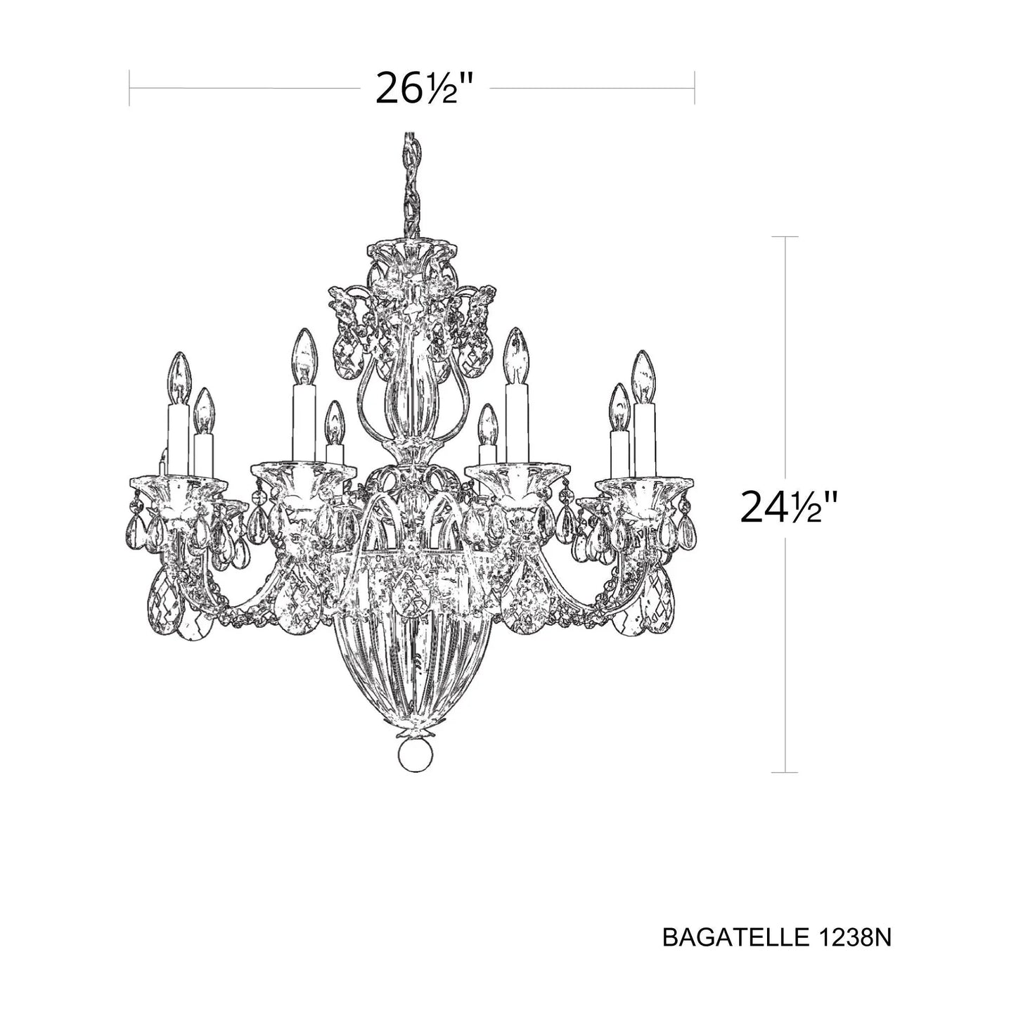 Bagatella 11 - Light Chandelier - Lightings Menu