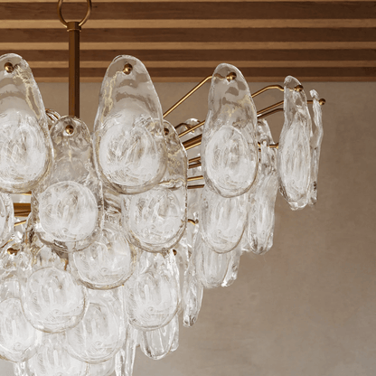 Barcia Clear Design Chandelier - Lightings Menu