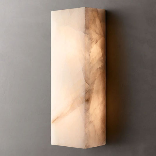 Alabaster Riven Grand Sconce