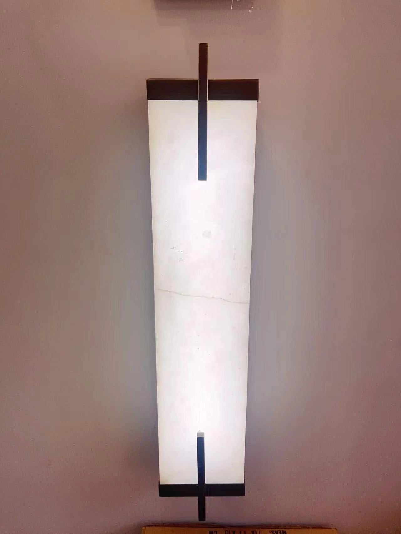Beckett Alabaster Wall Sconce - Lightings Menu