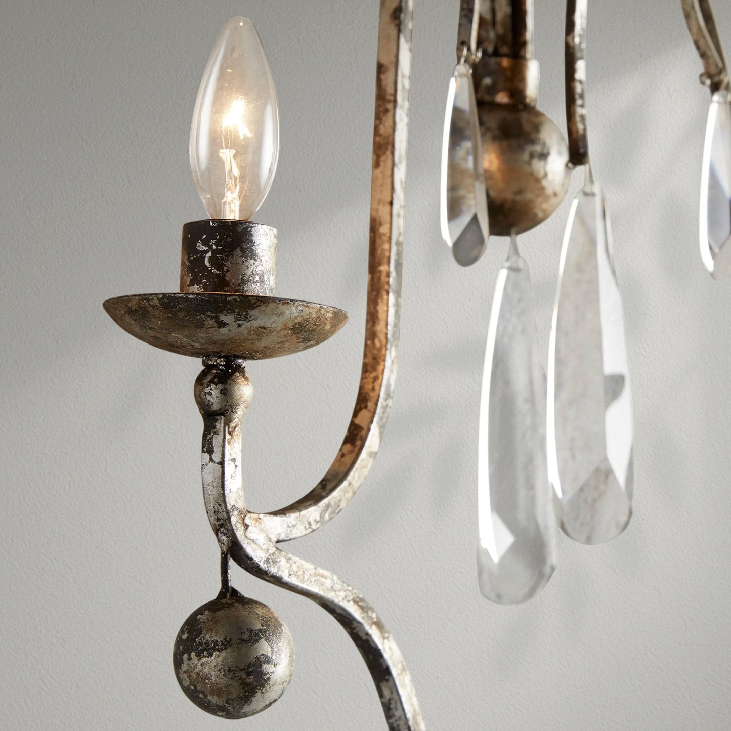 Benita 2 - Light Wall Sconce - Silver - Lightings Menu