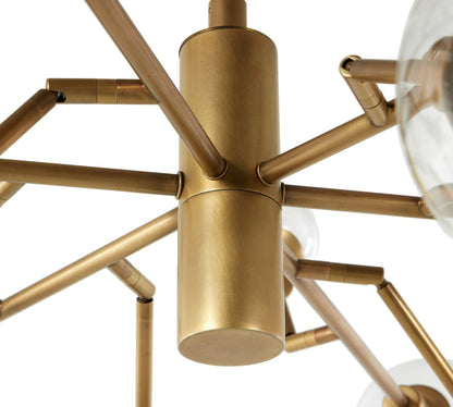 Birchmont Hand - Blown Glass Chandelier 48" - Lightings Menu