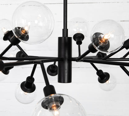 Birchmont Hand - Blown Glass Chandelier 48" - Lightings Menu