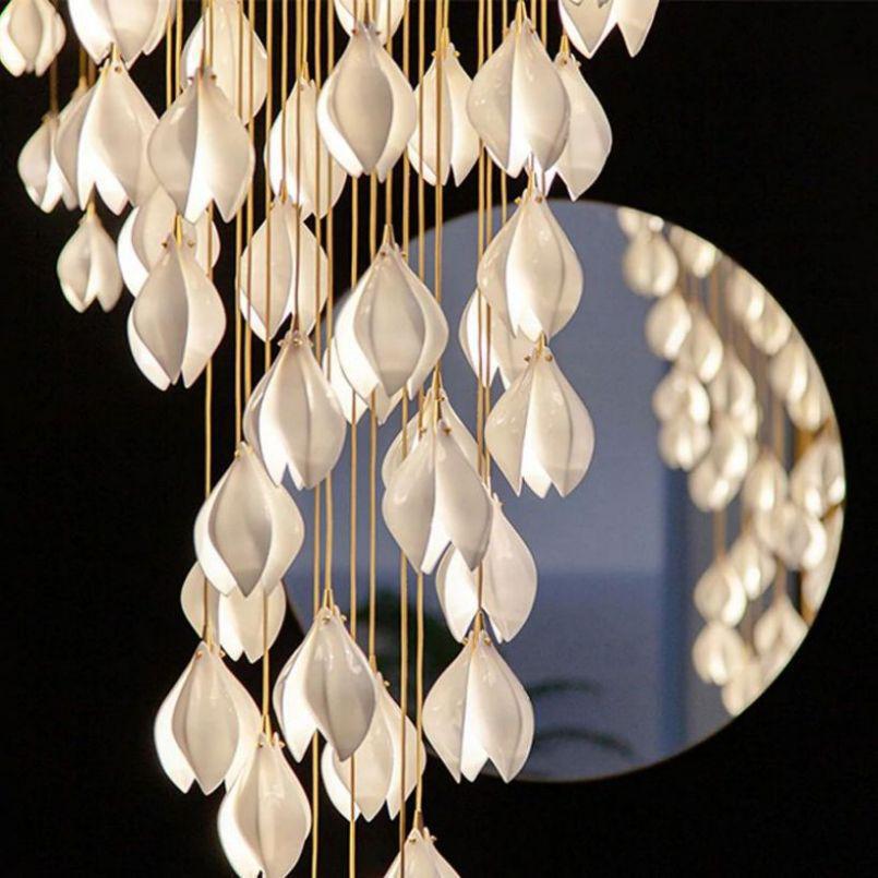 Bloom Ceramic Chandelier - Lightings Menu
