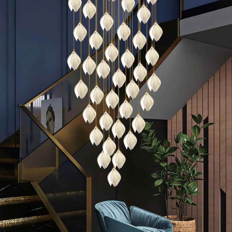 Bloom Ceramic Chandelier - Lightings Menu