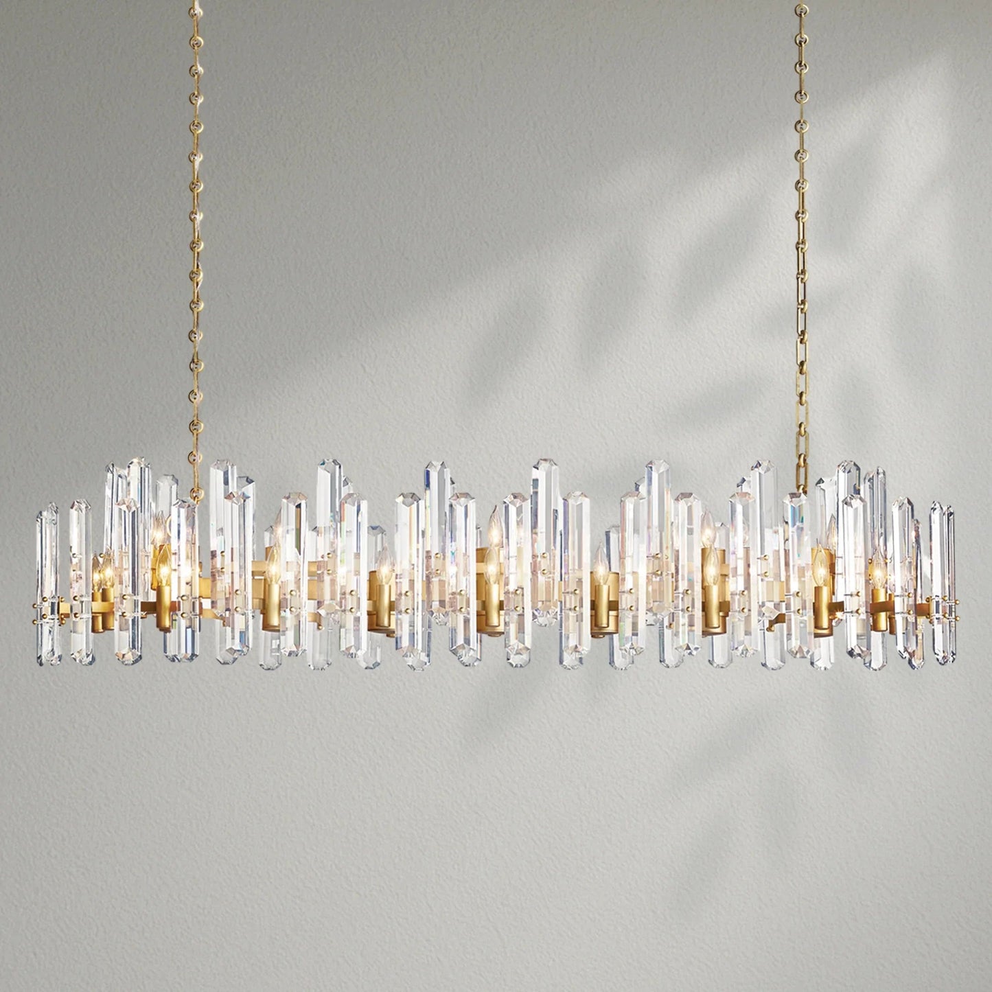 Bonington Rectangular chandelier - Lightings Menu