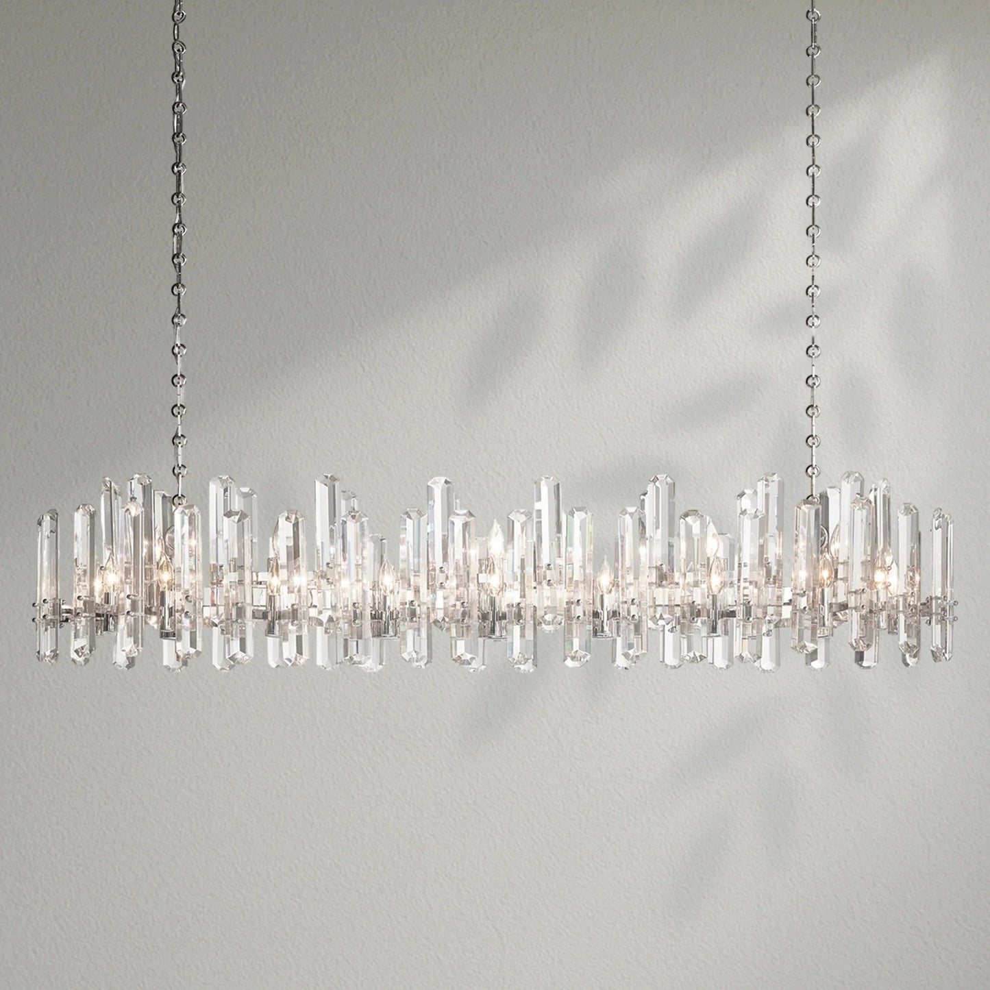 Bonington Rectangular chandelier - Lightings Menu