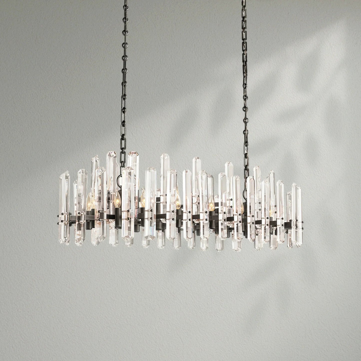 Bonington Rectangular chandelier - Lightings Menu