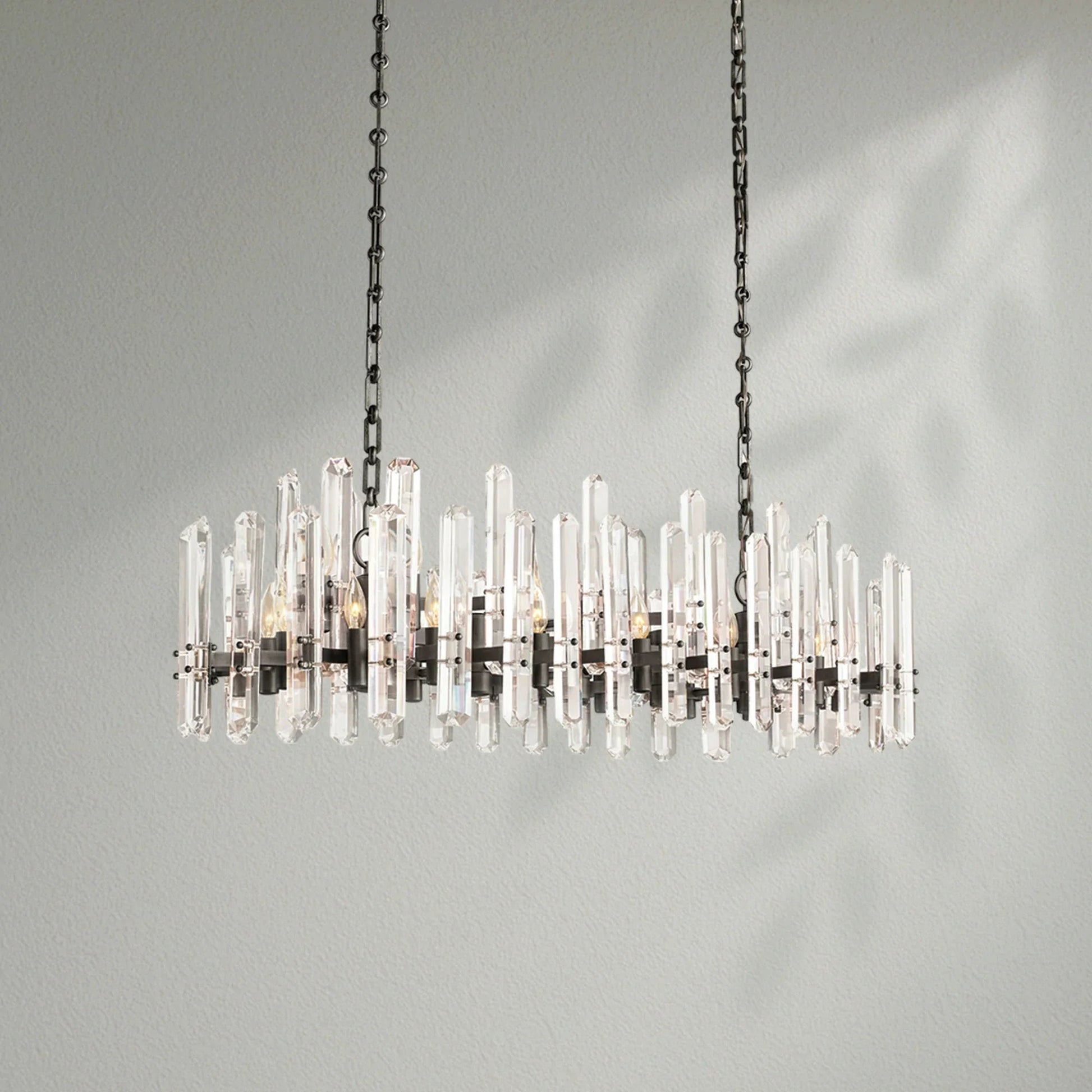 Bonington Rectangular chandelier - Lightings Menu