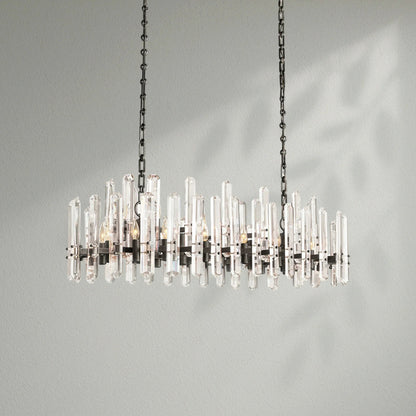 Bonington Rectangular chandelier - Lightings Menu