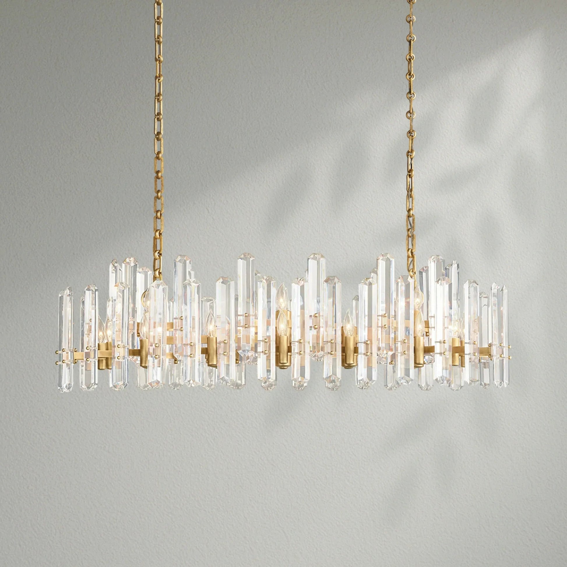 Bonington Rectangular chandelier - Lightings Menu