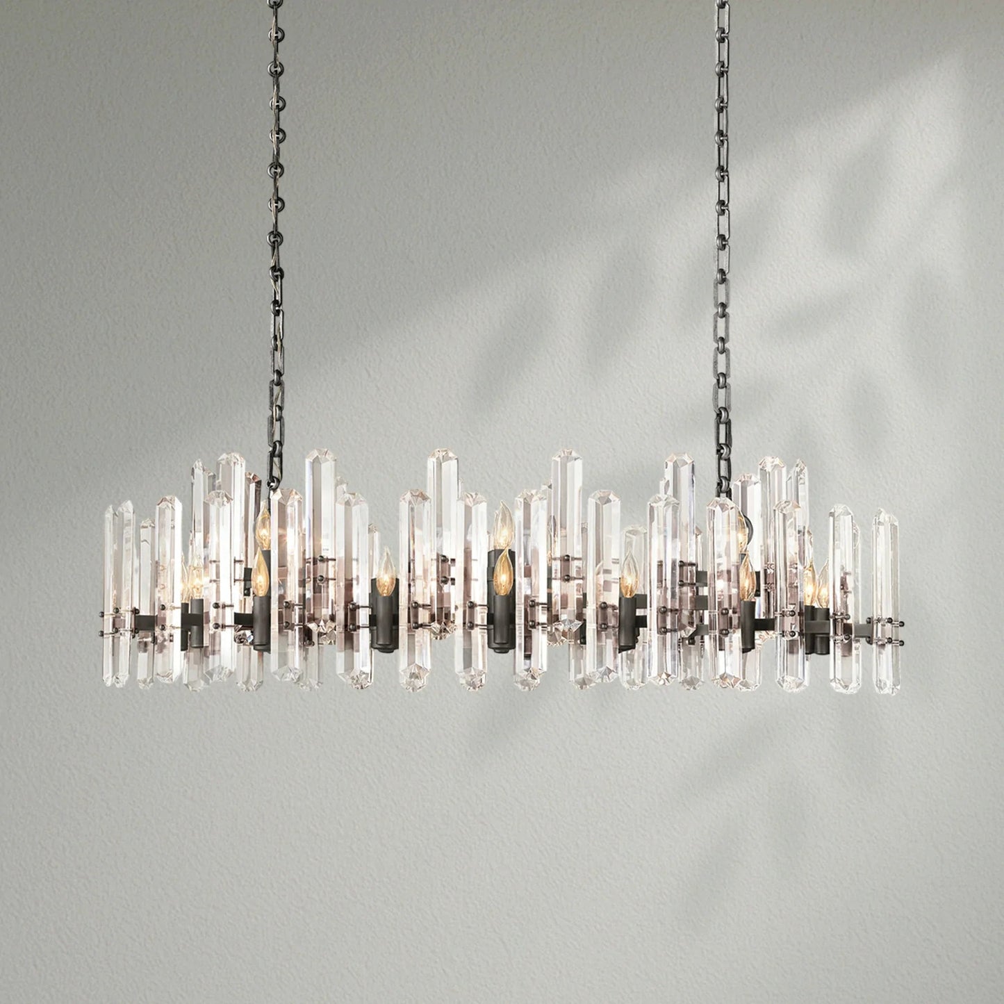 Bonington Rectangular chandelier - Lightings Menu