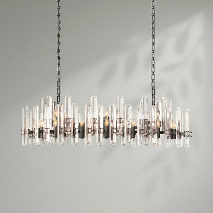 Bonington Rectangular chandelier - Lightings Menu