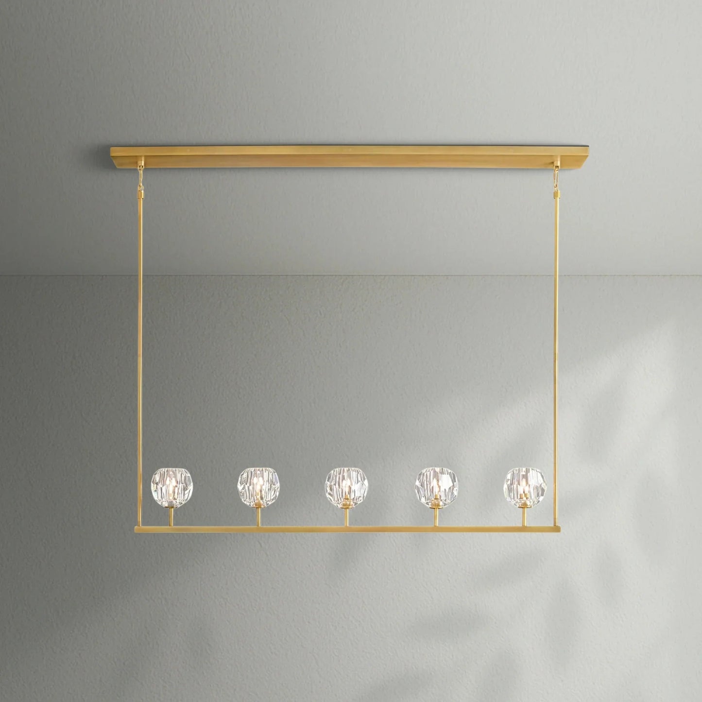Boule Do Crystal Ball Linear Chandelier - Lightings Menu