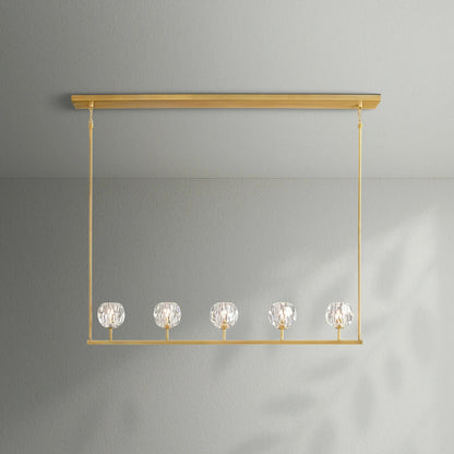Boule Do Crystal Ball Linear Chandelier - Lightings Menu