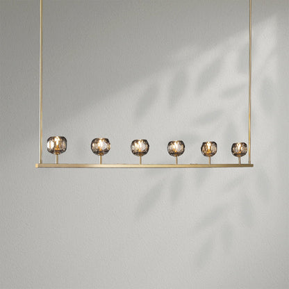 Boule Do Crystal Ball Linear Chandelier - Lightings Menu
