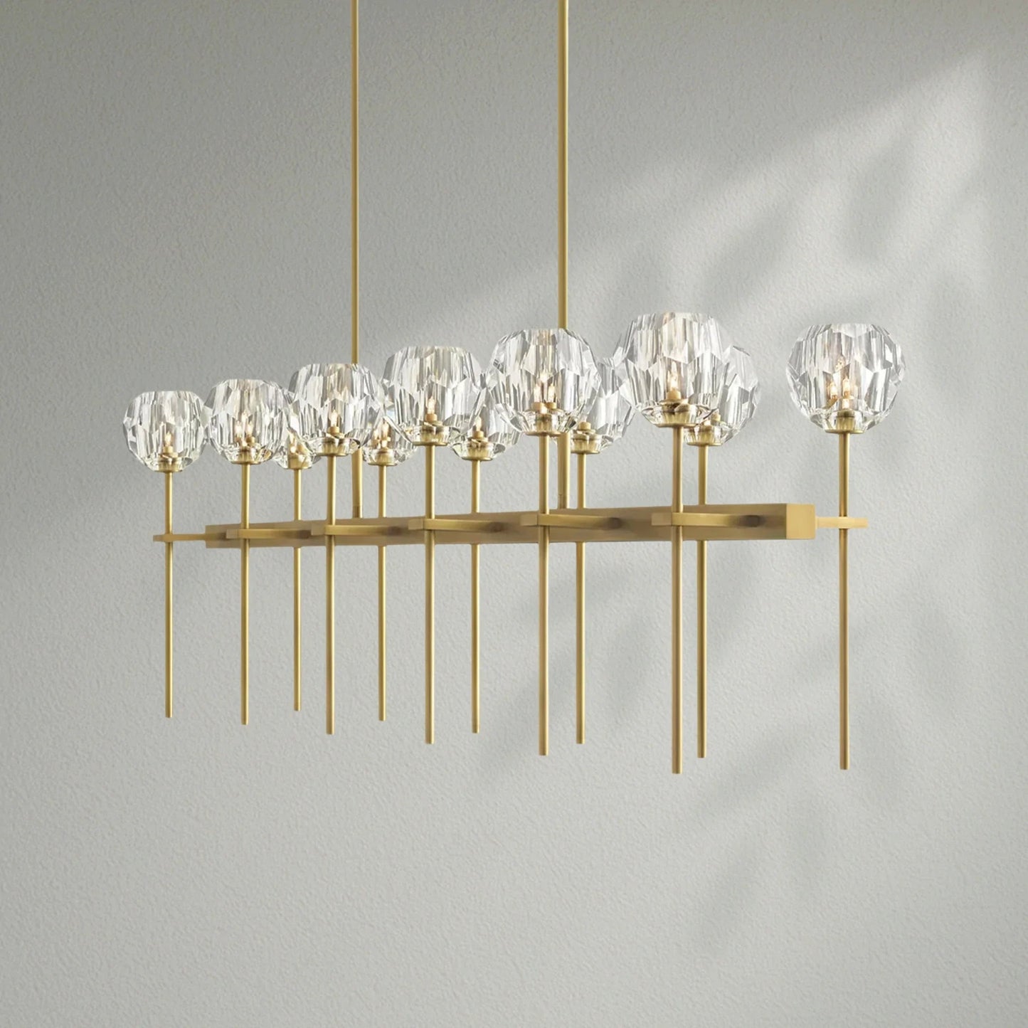 Boule Do Crystal Ball Linear Chandelier - Lightings Menu