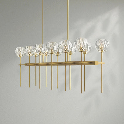 Boule Do Crystal Ball Linear Chandelier - Lightings Menu