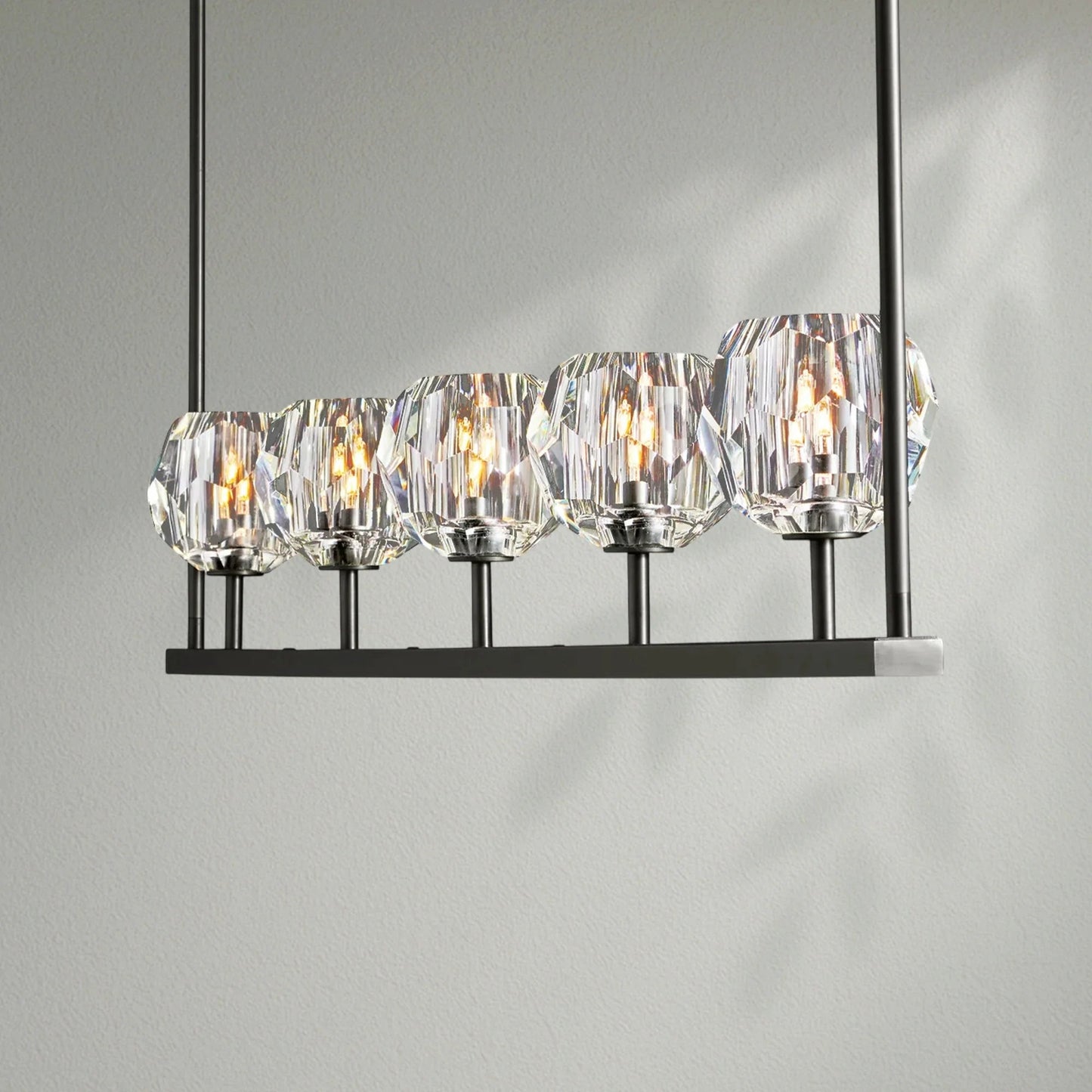 Boule Do Crystal Ball Linear Chandelier - Lightings Menu