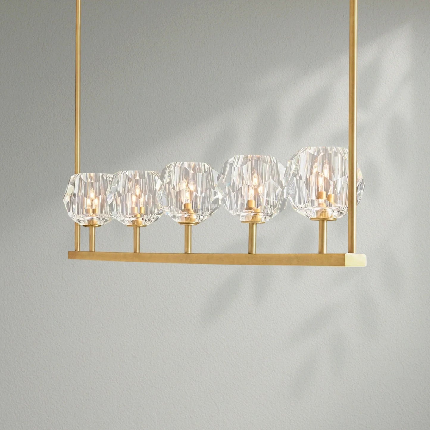 Boule Do Crystal Ball Linear Chandelier - Lightings Menu
