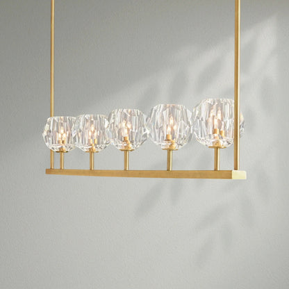 Boule Do Crystal Ball Linear Chandelier - Lightings Menu