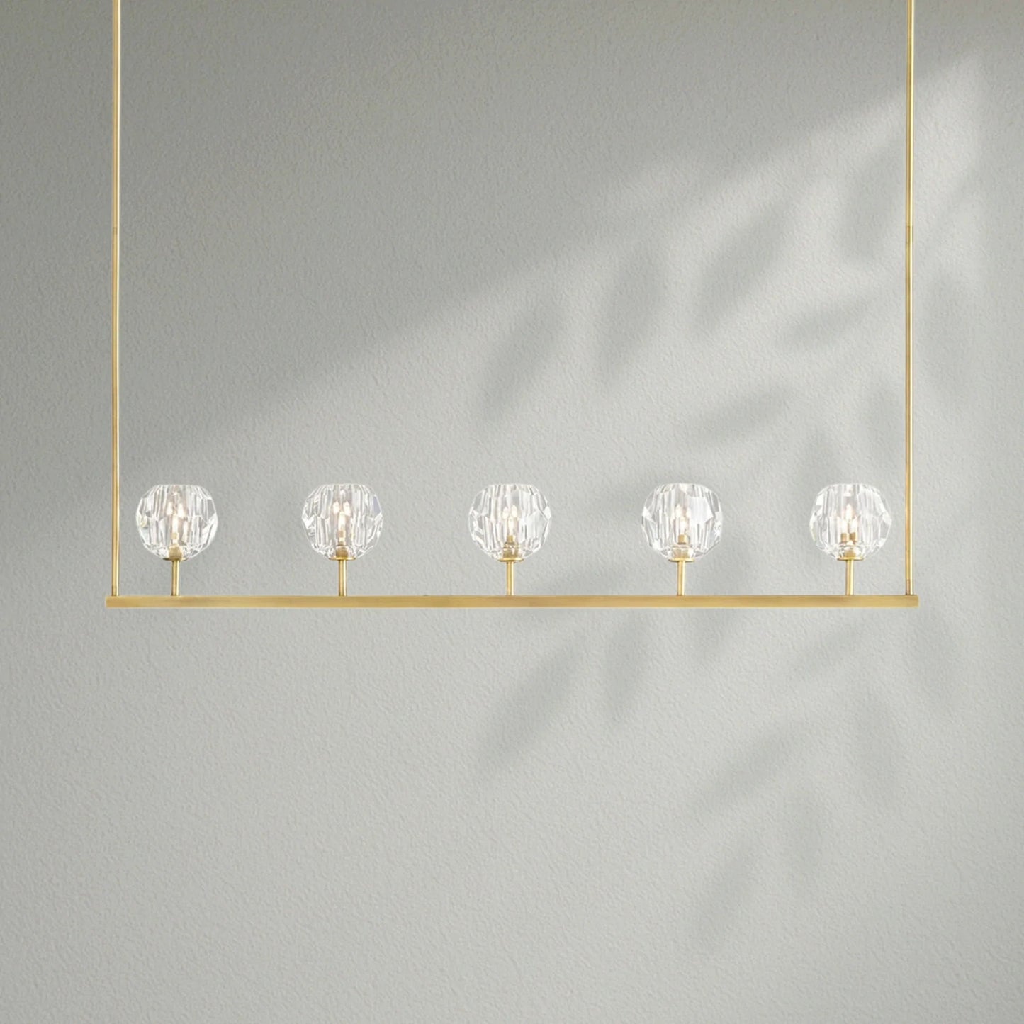 Boule Do Crystal Ball Linear Chandelier - Lightings Menu
