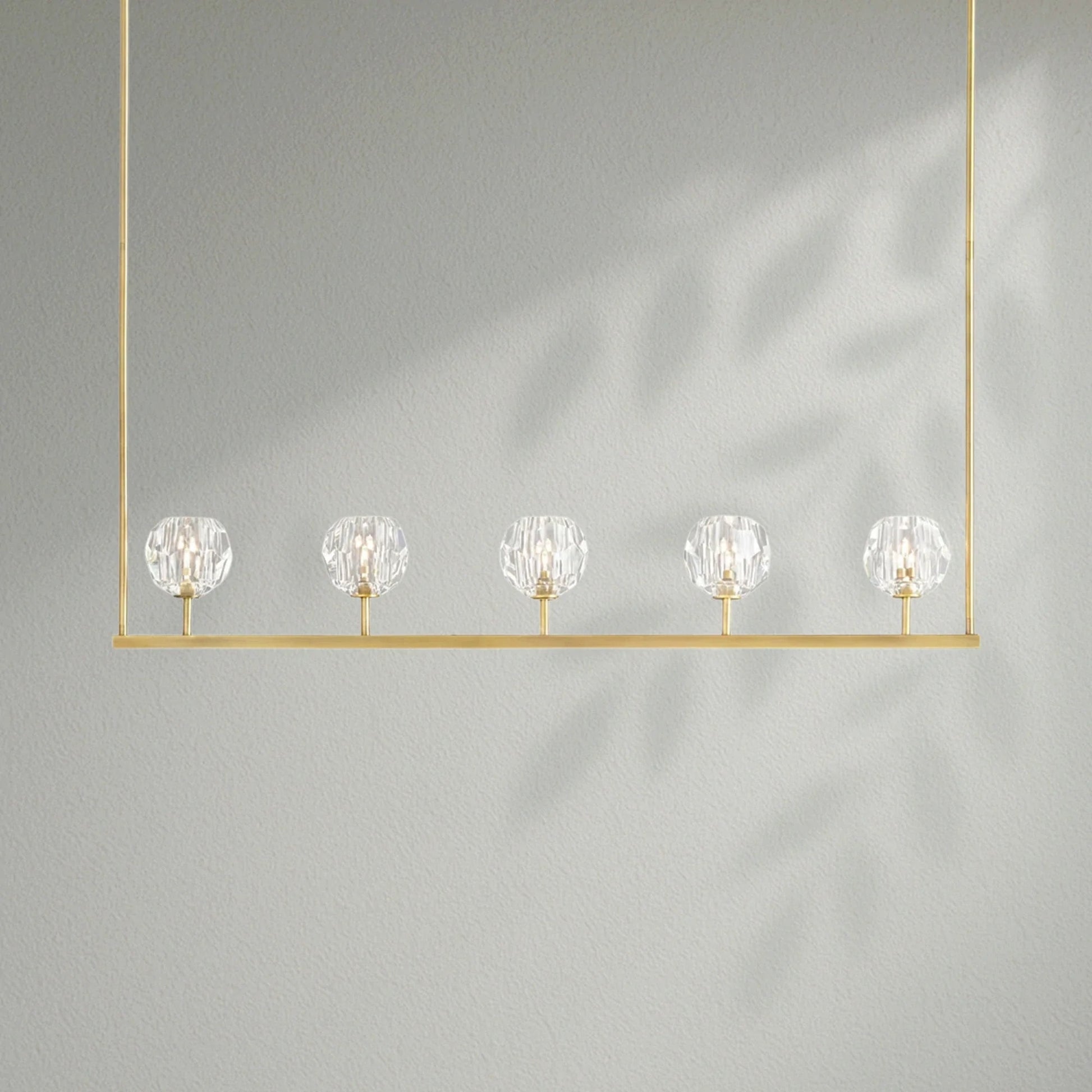 Boule Do Crystal Ball Linear Chandelier - Lightings Menu