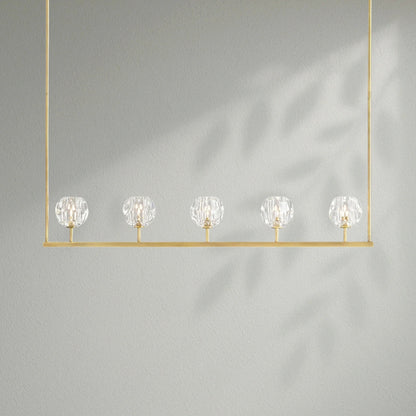 Boule Do Crystal Ball Linear Chandelier - Lightings Menu