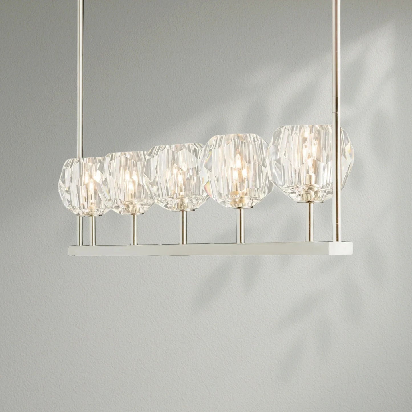 Boule Do Crystal Ball Linear Chandelier - Lightings Menu