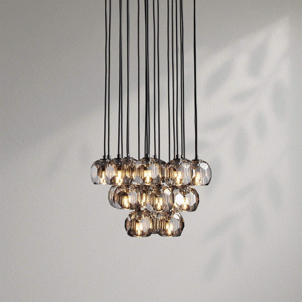 Boule Do Crystal Cluster Round Chandelier - Lightings Menu