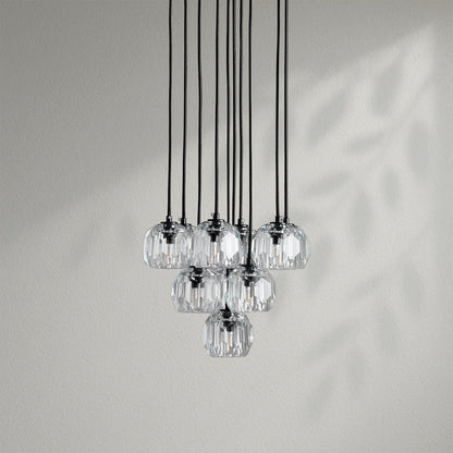Boule Do Crystal Cluster Round Chandelier - Lightings Menu