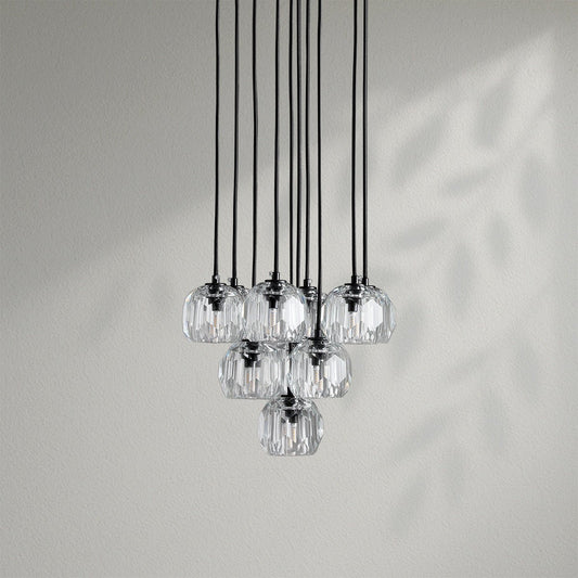 Boule Do Crystal Cluster Round Chandelier - Lightings Menu