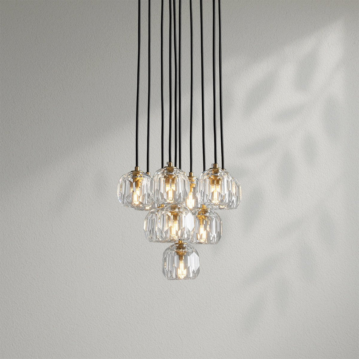 Boule Do Crystal Cluster Round Chandelier - Lightings Menu