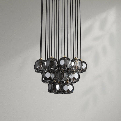 Boule Do Crystal Cluster Round Chandelier - Lightings Menu